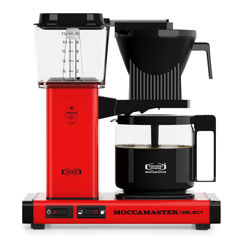 Moccamaster KBG SELECT Koffiefilter apparaat Rood aanbieding