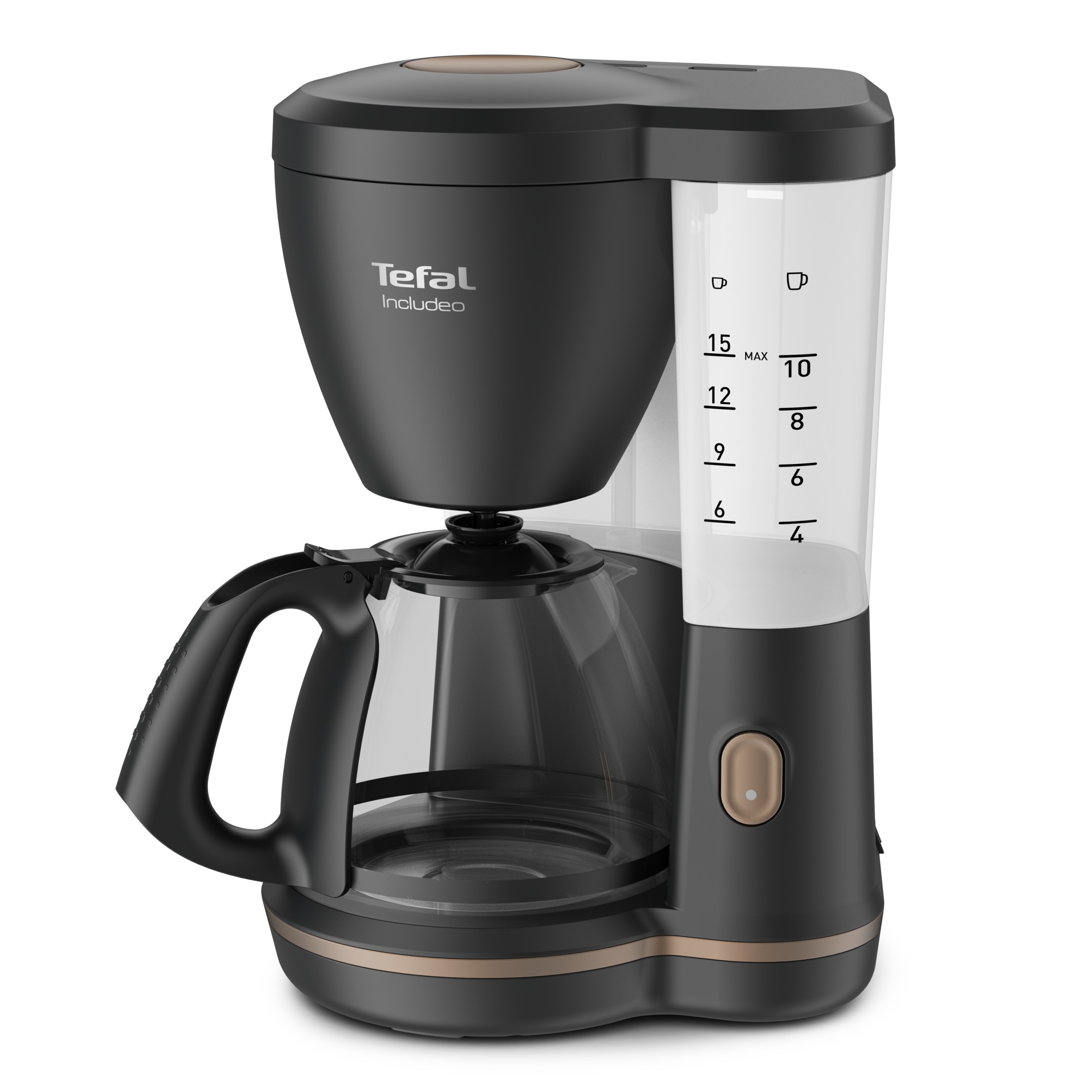 Tefal CM5338 Koffiefilter apparaat Zwart aanbieding