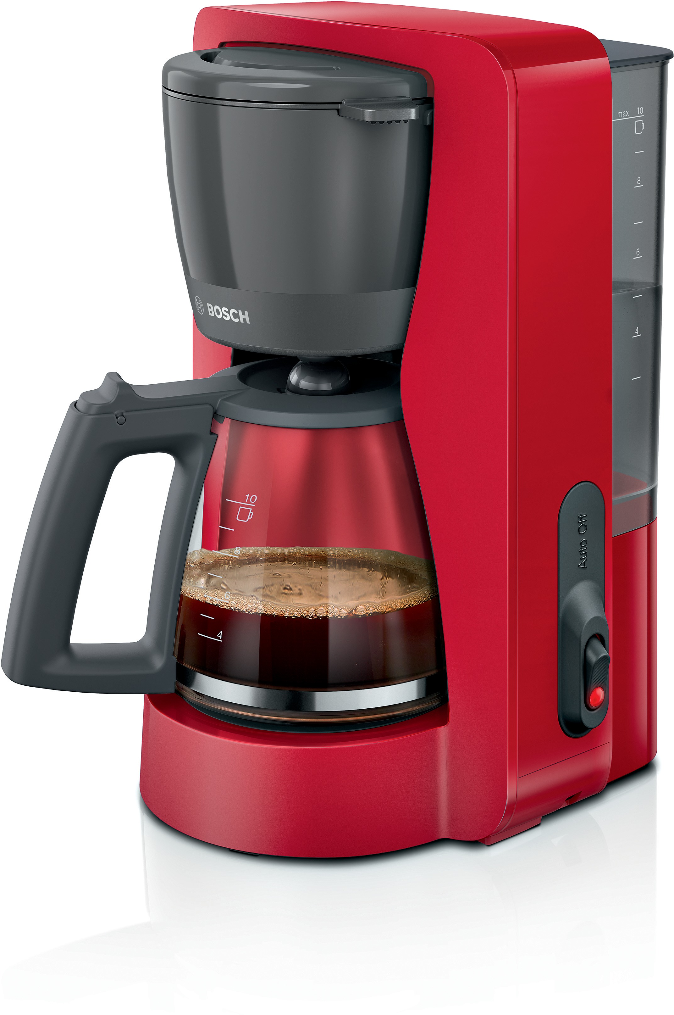 Bosch TKA2M114 Koffiefilter apparaat Rood aanbieding