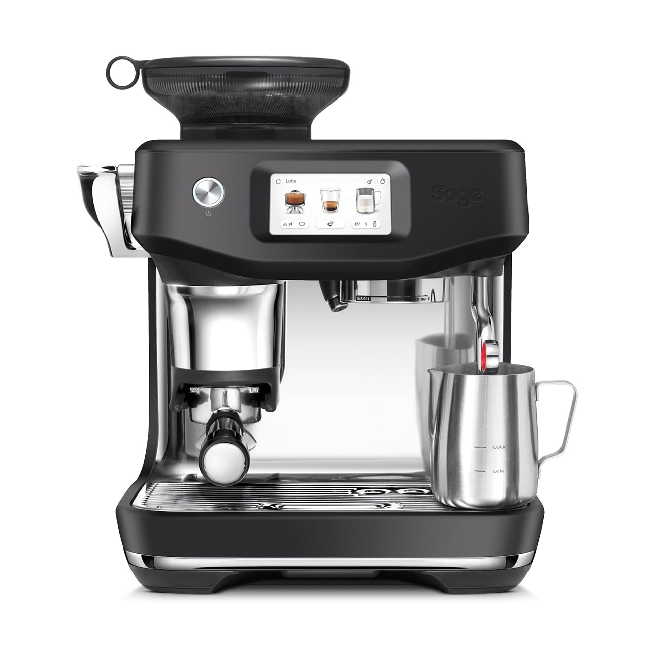 Sage THE BARISTA TOUCH IMPRESS BTR Volautomaat Zwart aanbieding