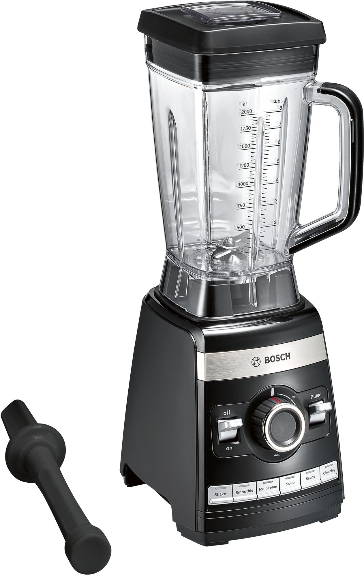 Bosch MMBH6P6B Blender Zwart aanbieding