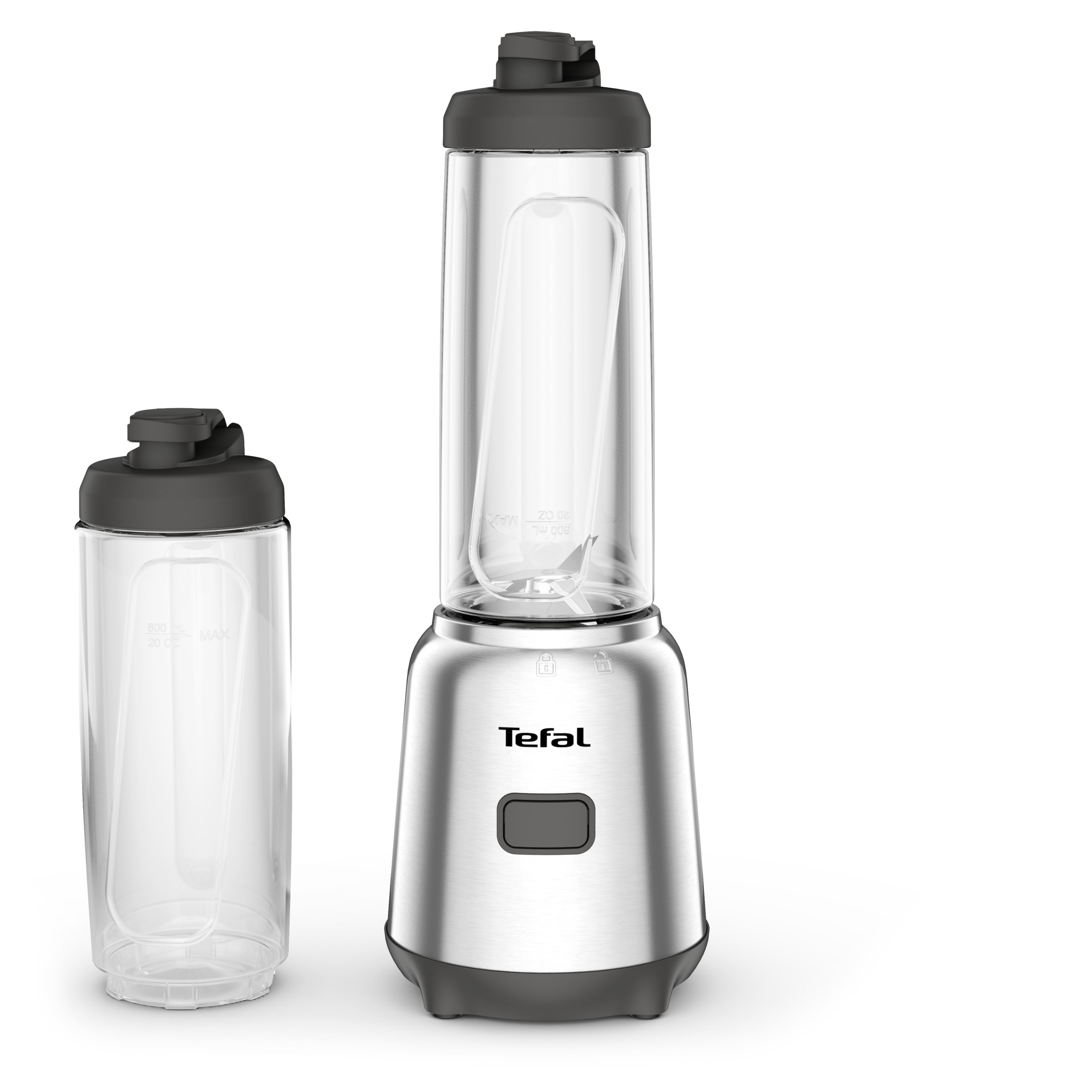 Tefal BL15FD Mix&Move Steel 2 Blender Zilver aanbieding