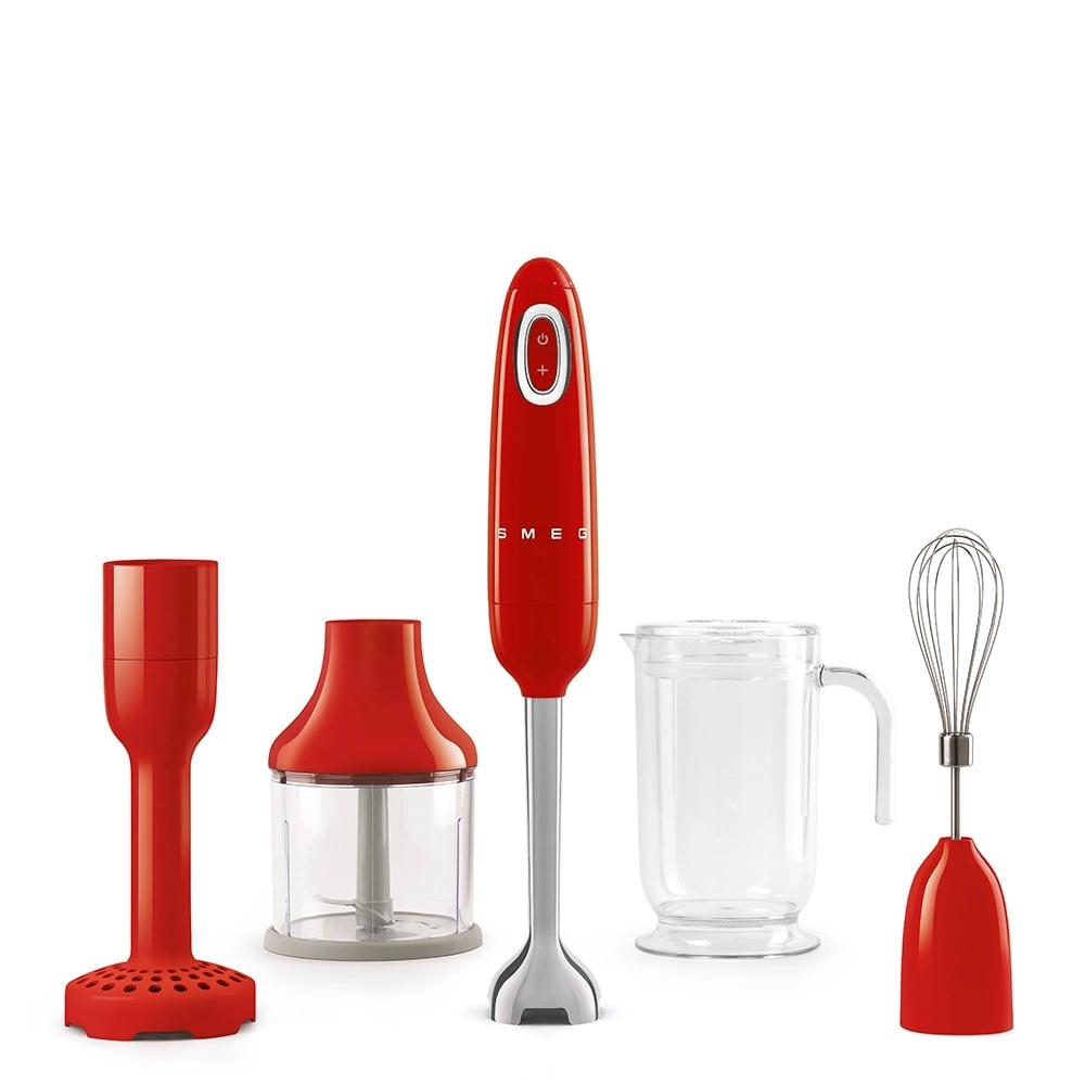 Smeg HBF22RDEU Staafmixer Rood aanbieding