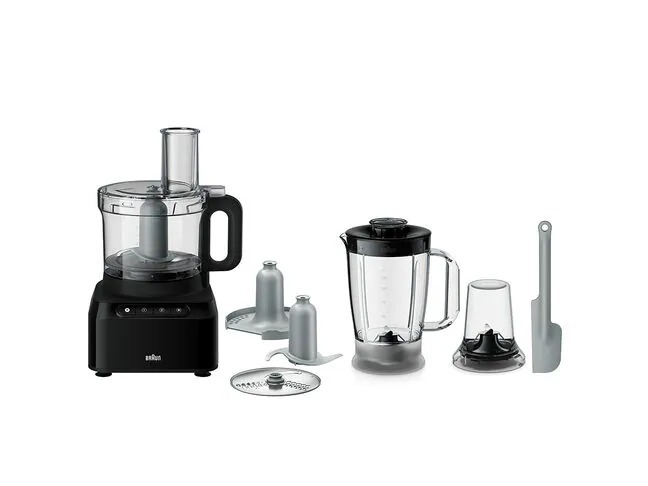 Braun FP3132BK Foodprocessor Zwart aanbieding