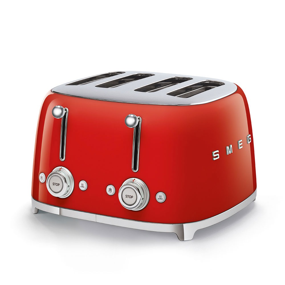 Smeg TSF03RDEU Broodrooster Rood aanbieding