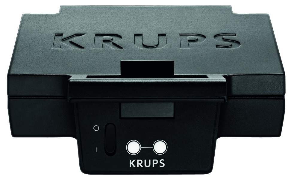 Krups FDK452 Tosti apparaat Zwart aanbieding