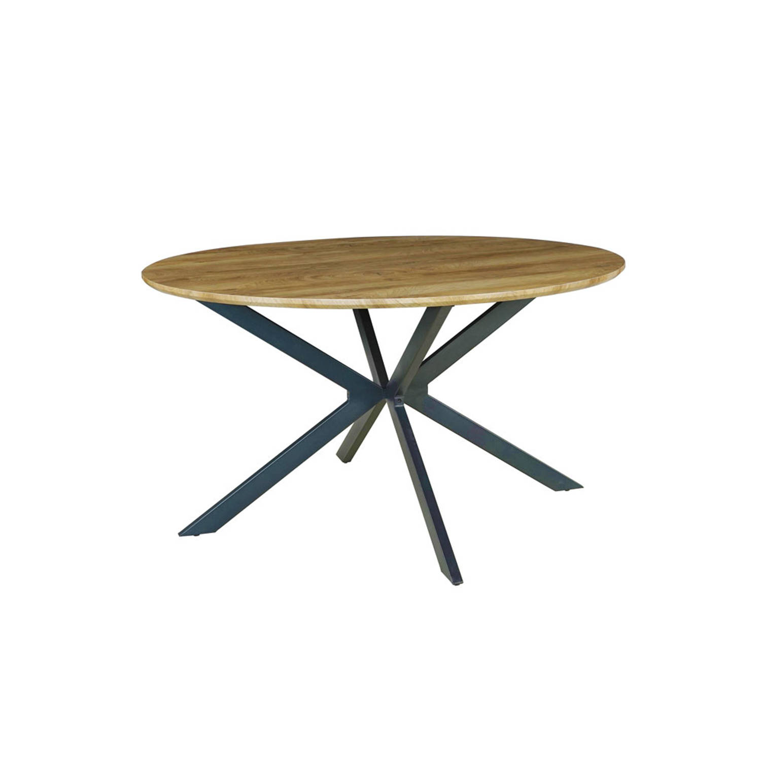 Eettafel rond Ronsi bruin 140cm ronde tafel aanbieding