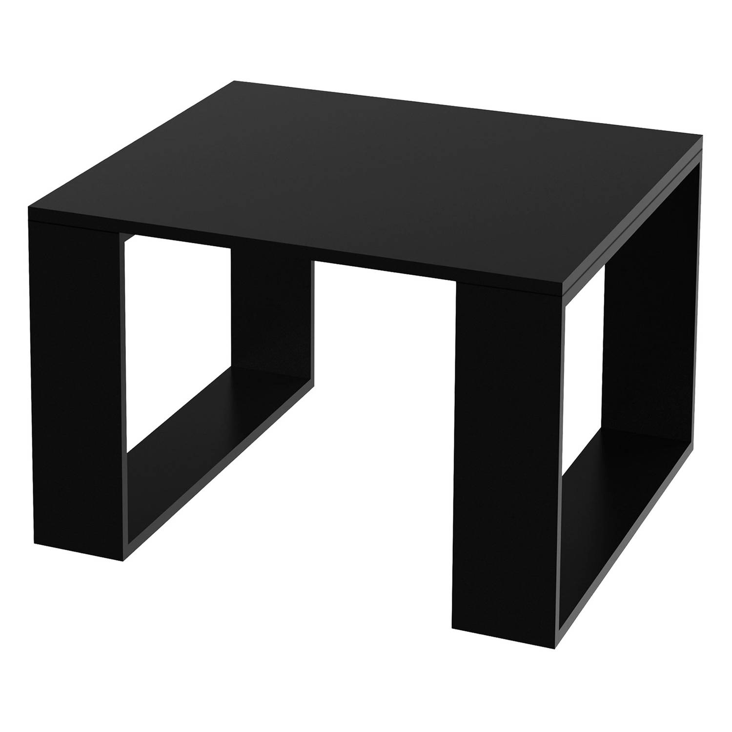 Salontafel 65x65x40 cm Zwart ML Design aanbieding