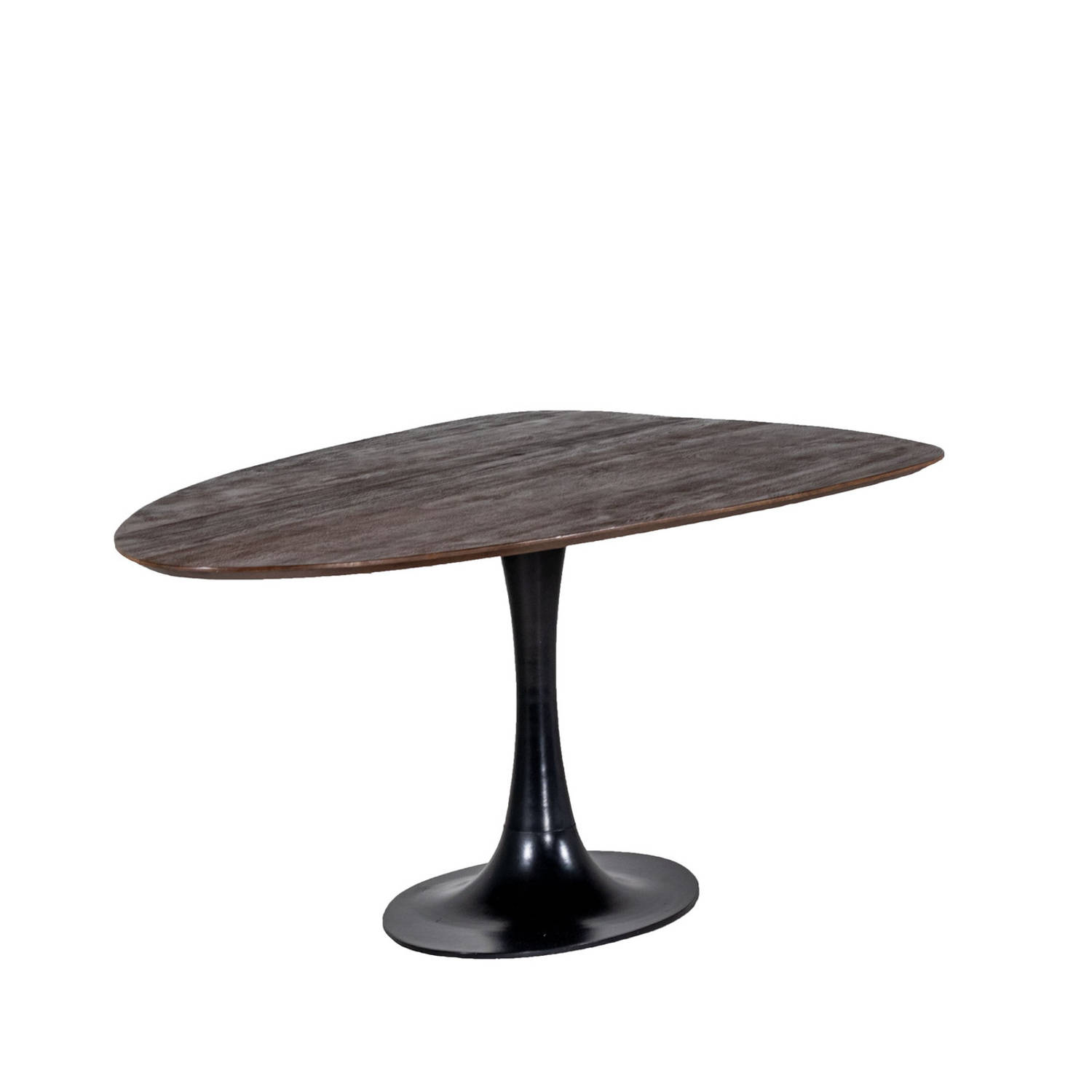 Giga Meubel - Eettafel Kiezel - Bruin - 200cm - O-poot - Eettafel Owen aanbieding