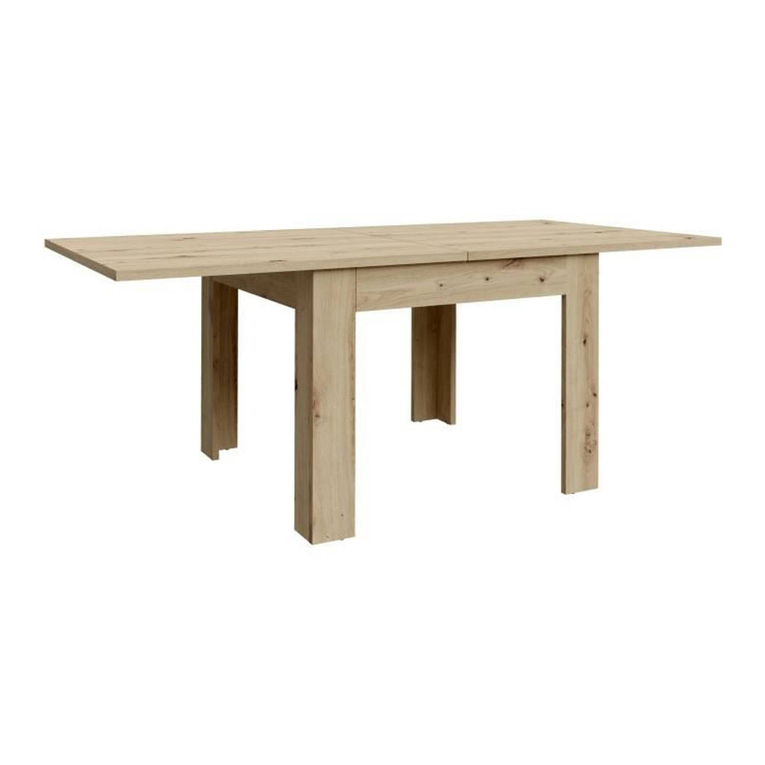 Nuori uitschuifbare eettafel - 6 tot 8 personen - 96-190 x 95 cm aanbieding