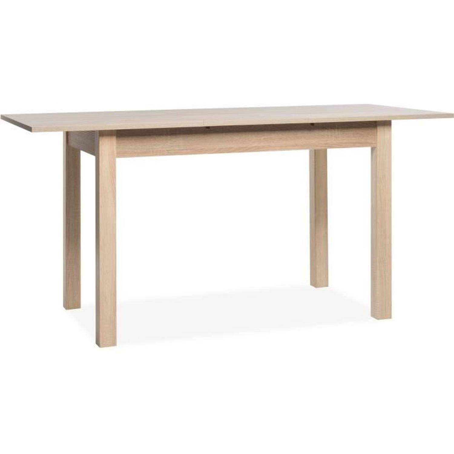 Coburg uitschuifbare tafel - Sonoma eiken decor - 40 cm verlenging - L120/160 x H76,5 x D70 cm aanbieding