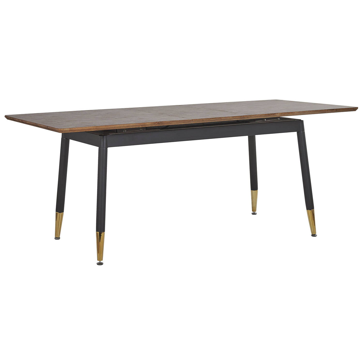 Beliani CALIFORNIA - Eettafel-Donkere houtkleur-MDF aanbieding