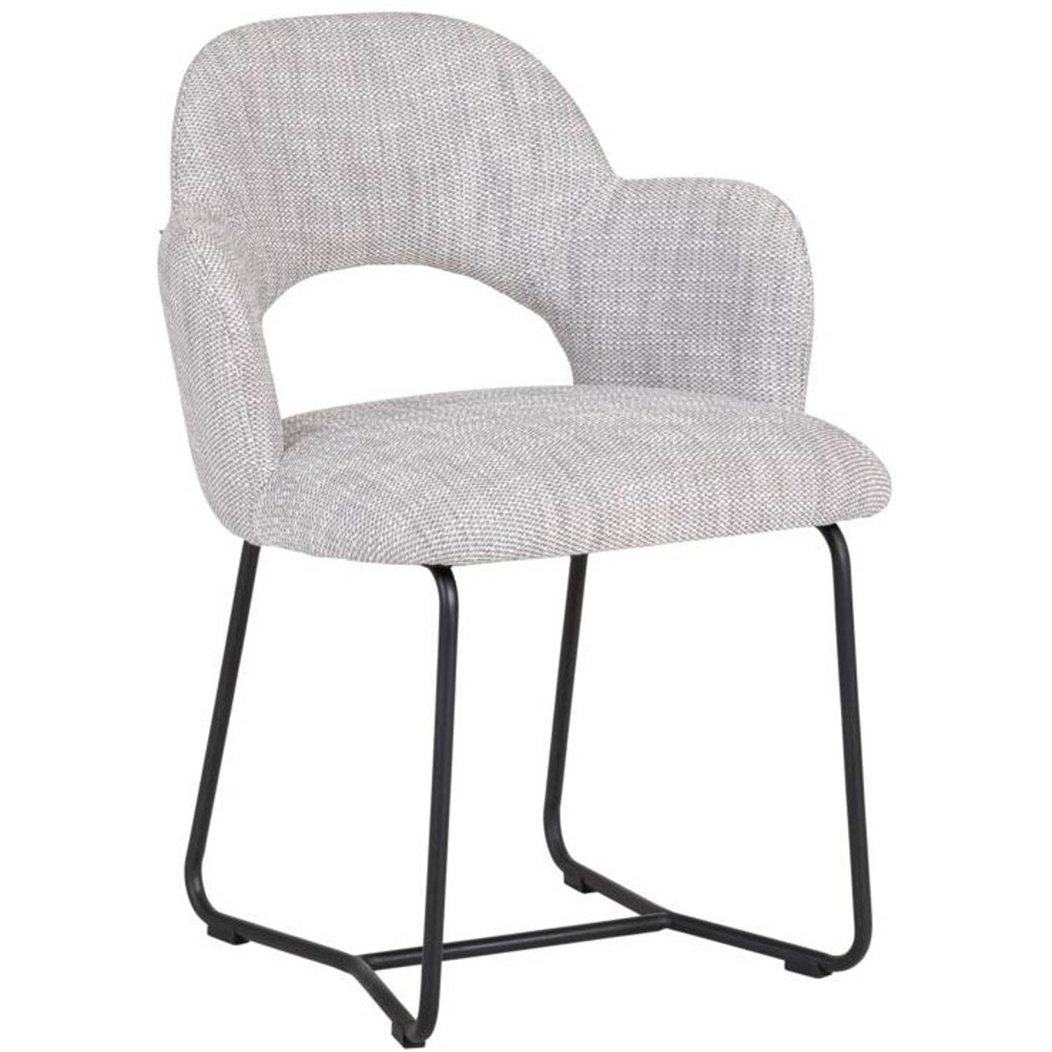 MUST Living Arm chair Vista,81x60x59 cm, polaris light grey aanbieding