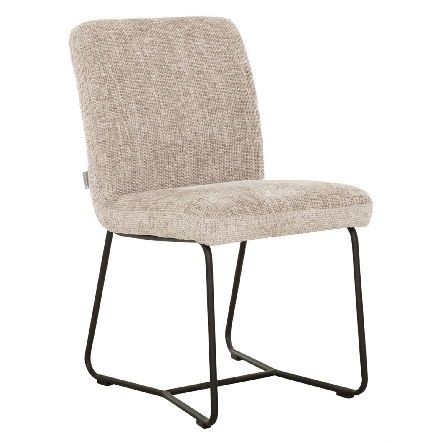 MUST Living Side chair Zola - 87x46x56 cm, glossy sand aanbieding