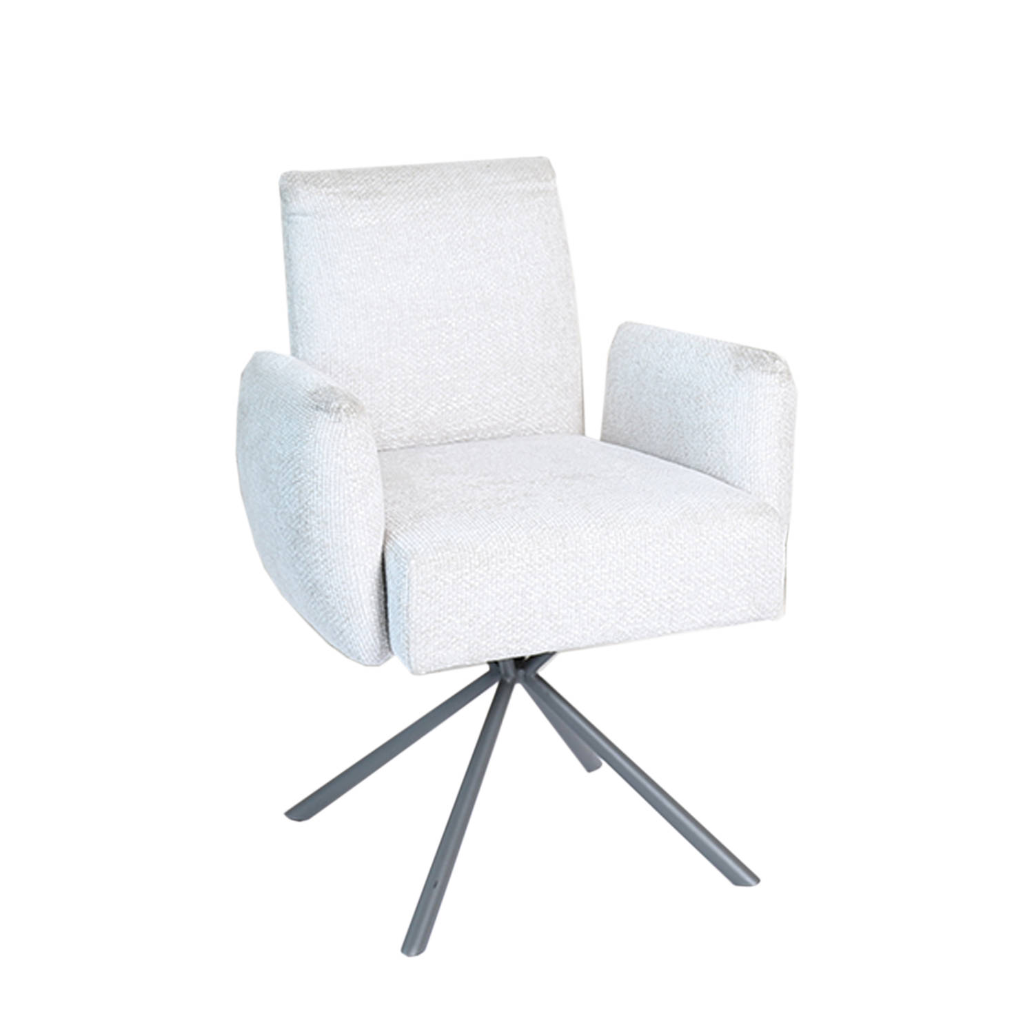 PTMD Lex Cream dining chair legacy 15 dove grey legs aanbieding