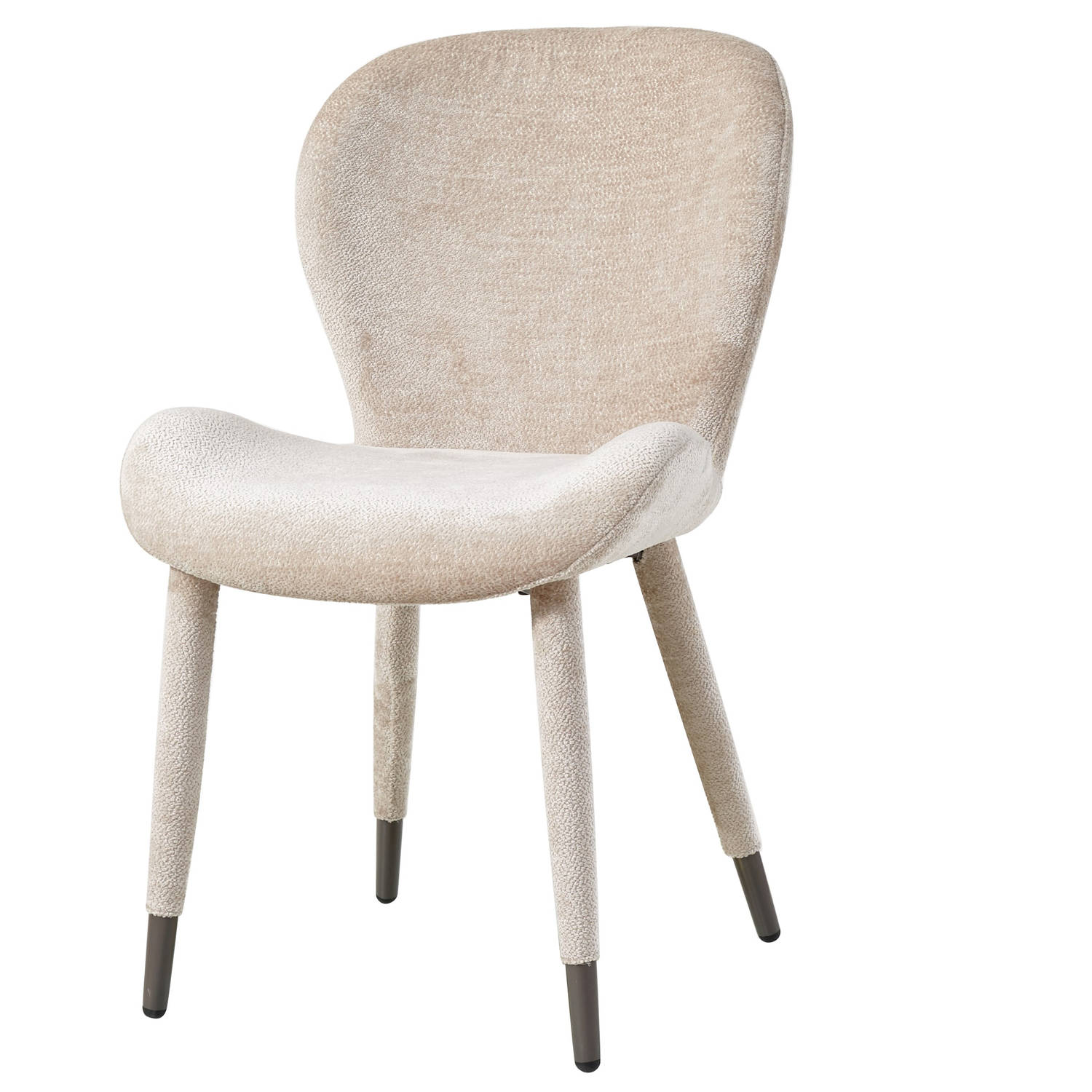 PTMD Thor beige diningchair aphrodite fabric leg aanbieding