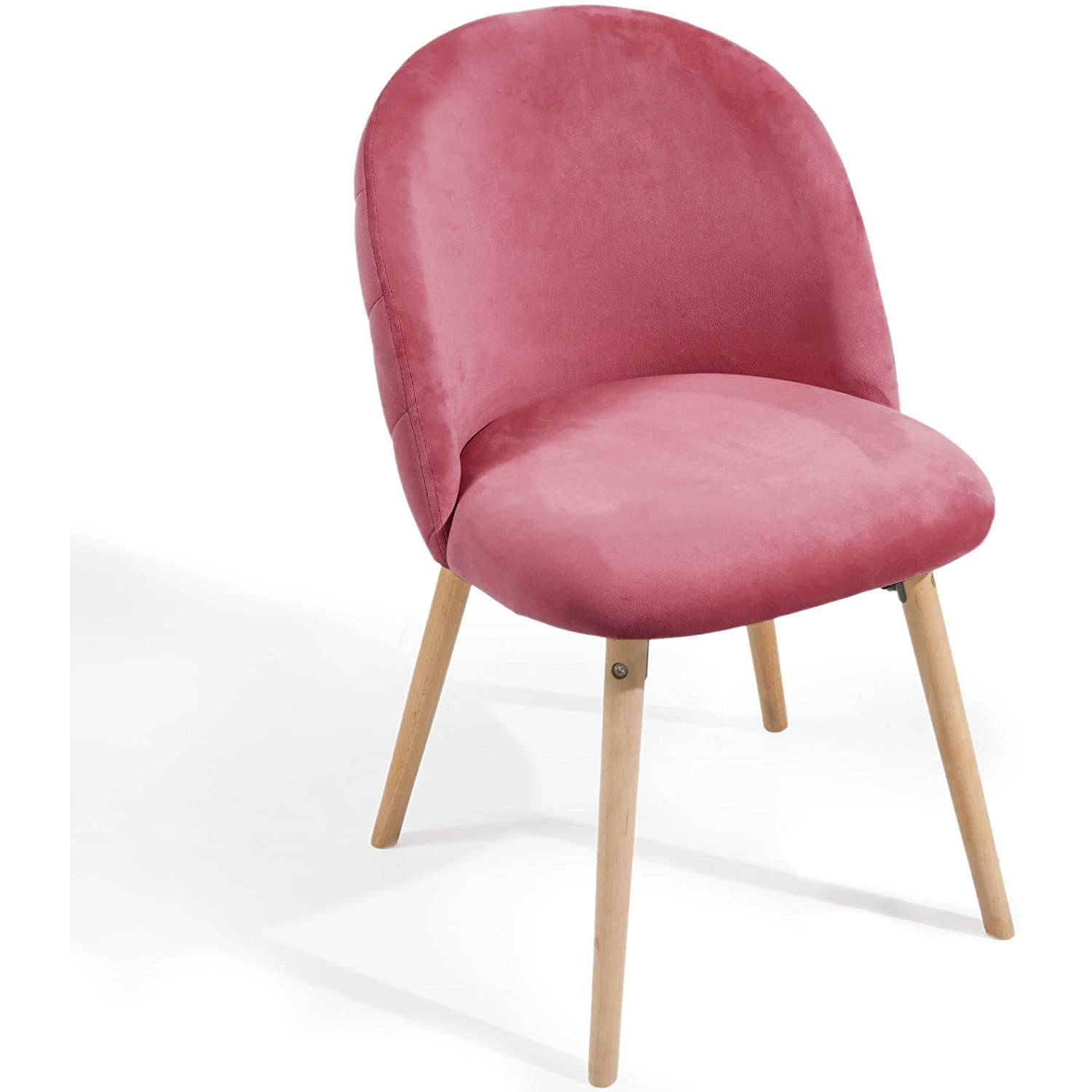 MIADOMODO Eetkamerstoelen, set van 2 stuks, roze aanbieding