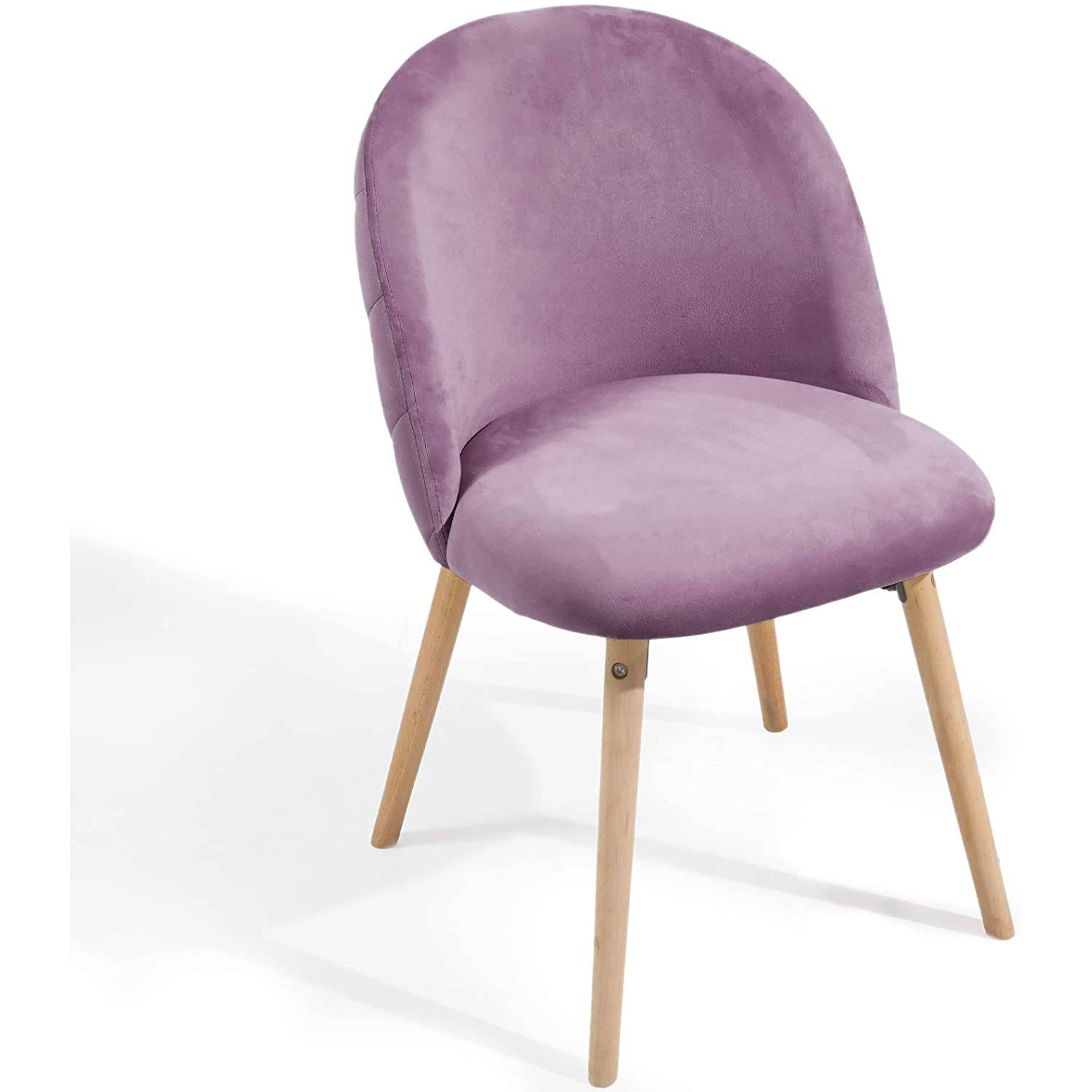 MIADOMODO Eetkamerstoelen, set van 4 stuks, lila aanbieding