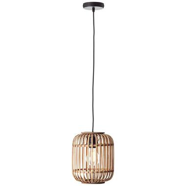 Brilliant hanglamp Woodrow - hout - Ø21x130 cm - Leen Bakker aanbieding