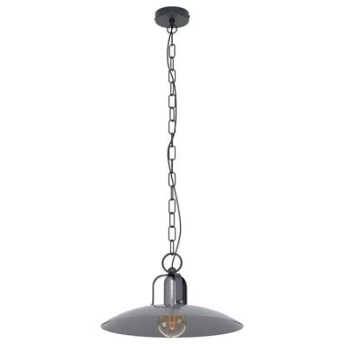 EGLO hanglamp Kenilworth - nikkel/zwart - Leen Bakker aanbieding