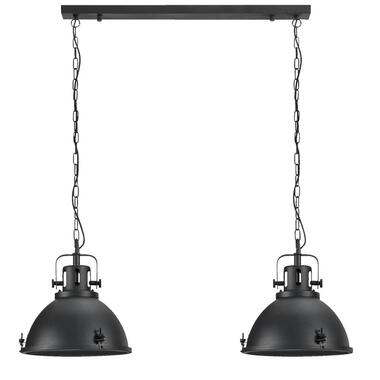 Hanglamp Carlos - zwart - 120x90x38 cm - Leen Bakker aanbieding