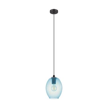 EGLO hanglamp Cadaques - blauw - Leen Bakker aanbieding