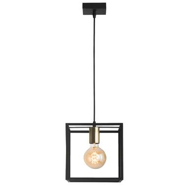 Hanglamp Casper - zwart - 120x22x22 cm - Leen Bakker aanbieding