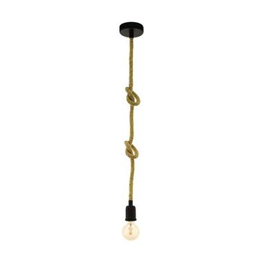 EGLO hanglamp Rampside - zwart - Leen Bakker aanbieding