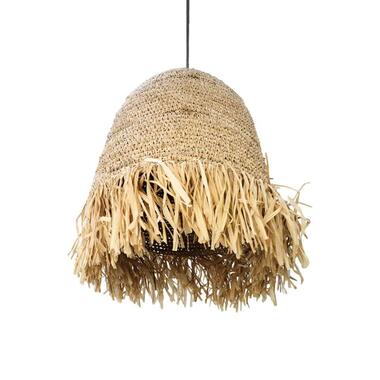 HSM Collection hanglamp Rombe - naturel - 40x40 cm - Leen Bakker aanbieding