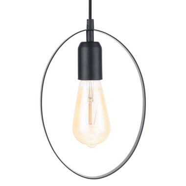 EGLO hanglamp Bedington elips - zwart - Leen Bakker aanbieding