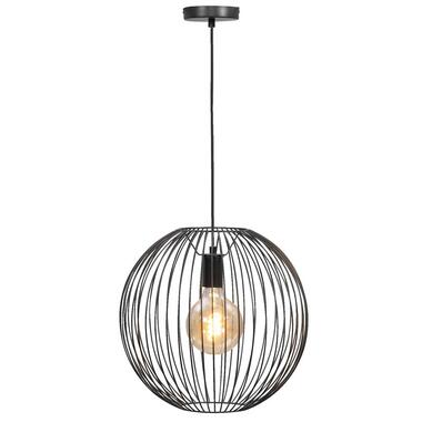 Hanglamp Xavier - zwart - 150xØ40 cm - Leen Bakker aanbieding