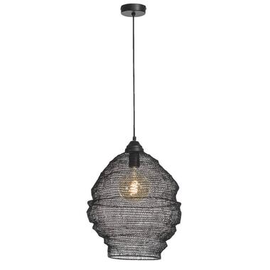 Hanglamp Niels - zwart - Ø38x42 cm - Leen Bakker aanbieding