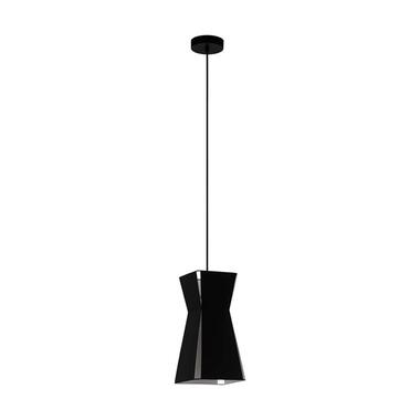 EGLO hanglamp Valecrosia klein - zwart/wit - Leen Bakker aanbieding
