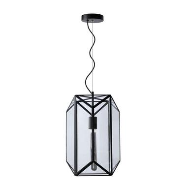 Lucide hanglamp Fern 2 - zwart - Leen Bakker aanbieding