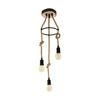 EGLO hanglamp Rampside - bruin - Leen Bakker aanbieding