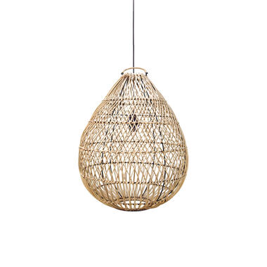 HSM Collection hanglamp Hannah - naturel - Ø40 cm - Leen Bakker aanbieding