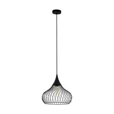 EGLO hanglamp Staverton - zwart - Leen Bakker aanbieding