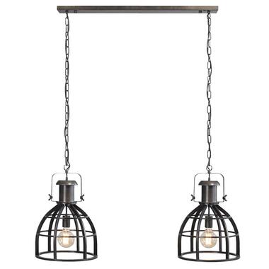 Hanglamp Thom 2 - antiek zwart - 138x115x34 cm - Leen Bakker aanbieding