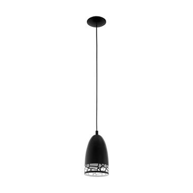 EGLO hanglamp Savignano - zwart - Ø16 cm - Leen Bakker aanbieding
