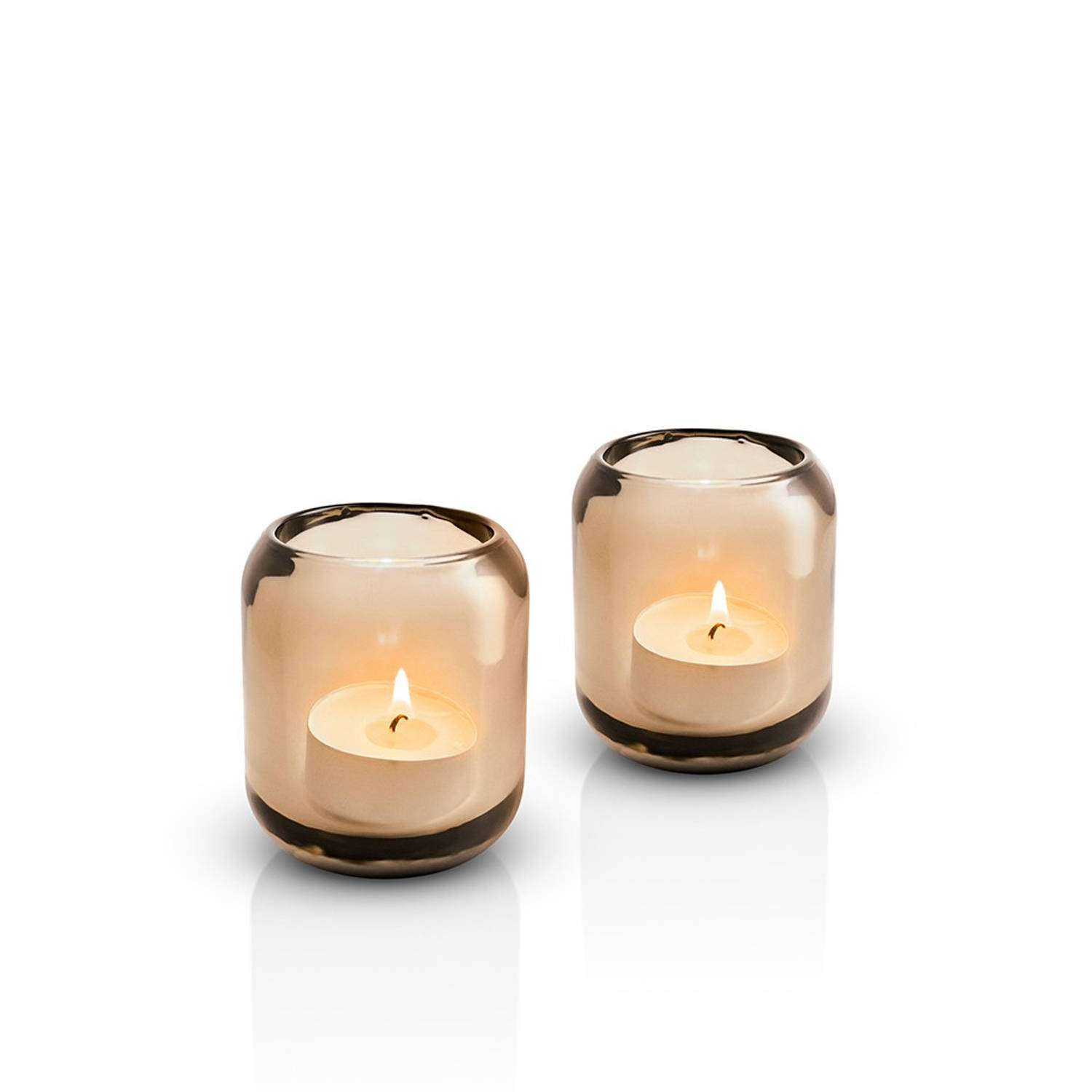 Eva Solo - Theelicht Houder, Set van 2 Stuks, Amber - Eva Solo Light Acorn aanbieding