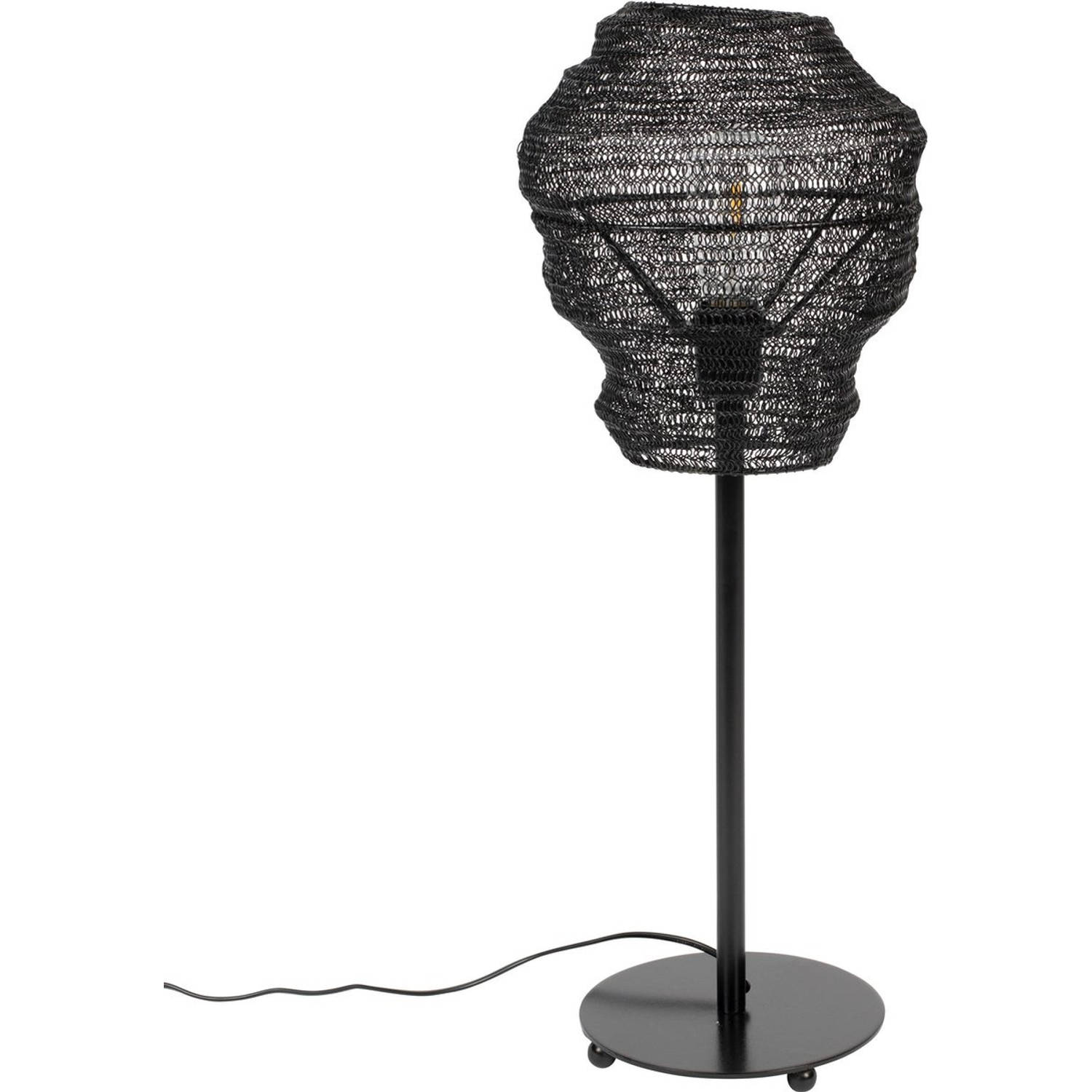 Table Lamp LENA Ø27 cm - Tafellamp met gaas - Hoogte 69 cm aanbieding