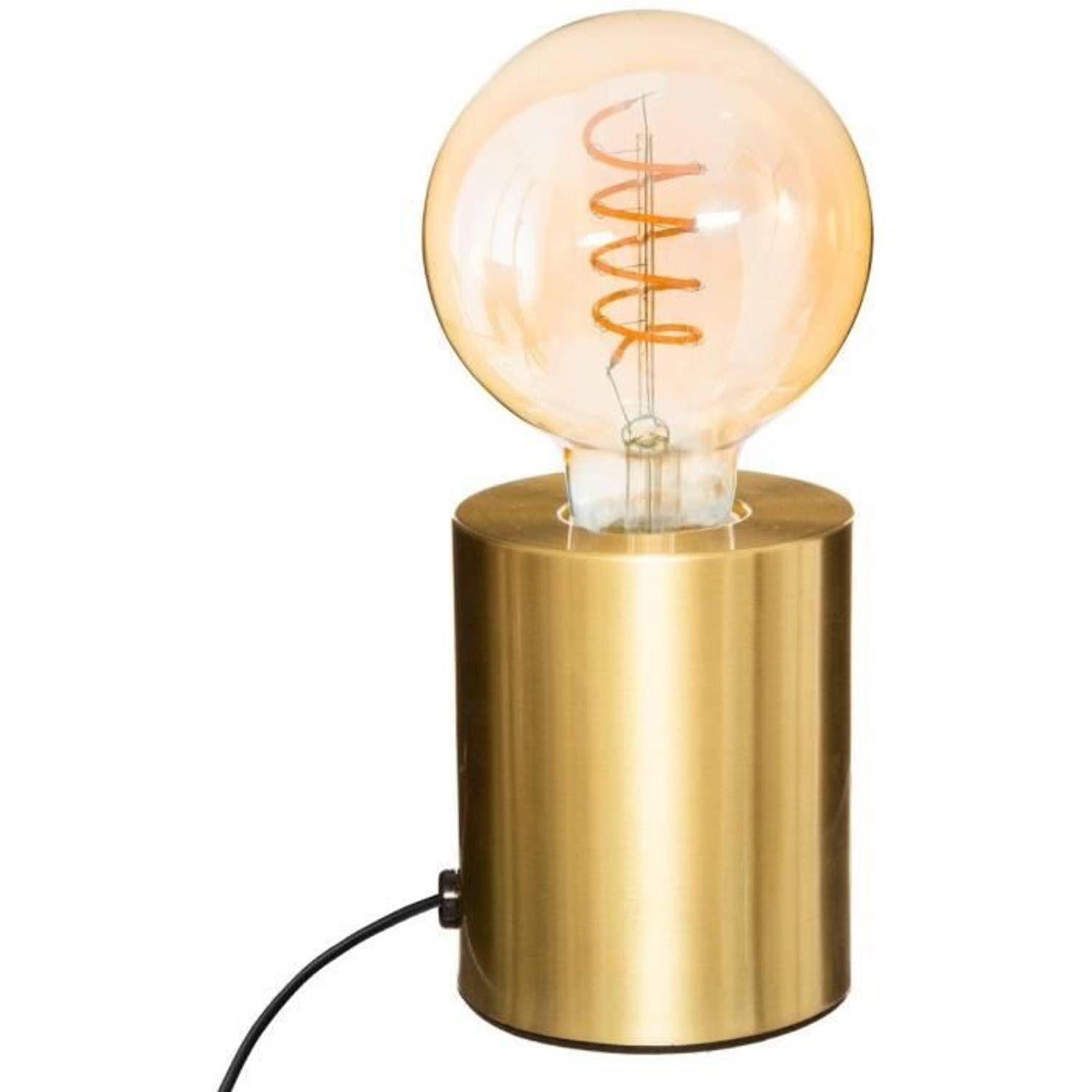 Metalen voetlamp - Saba - Goud - H 10,5 cm aanbieding