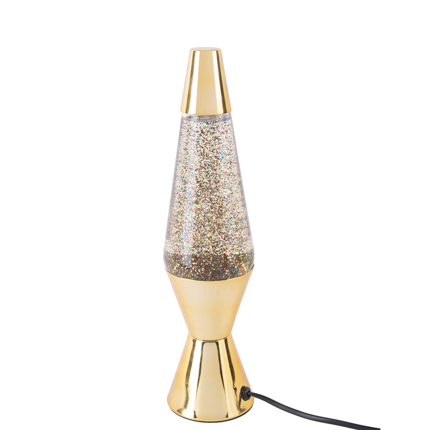 Leitmotiv Glitter Lavalamp Goud aanbieding