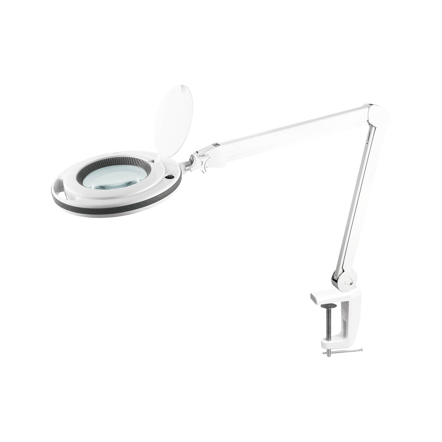 Rebel LED tafellamp met vergrootglas en verstelbare arm voor tafelmontage 5D 10W 6500K wit aanbieding