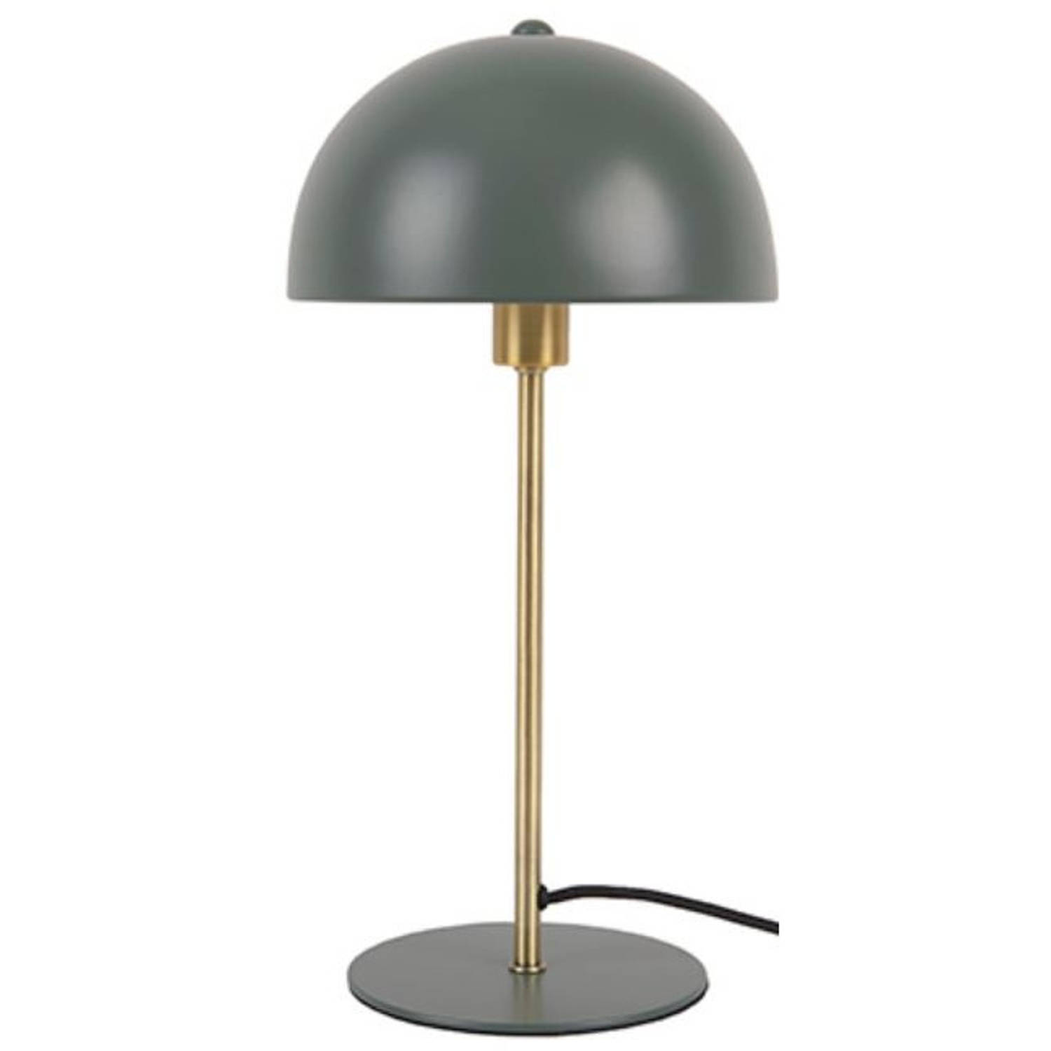 Leitmotiv tafellamp Bonnet 20 x 39 cm staal groen/goud aanbieding