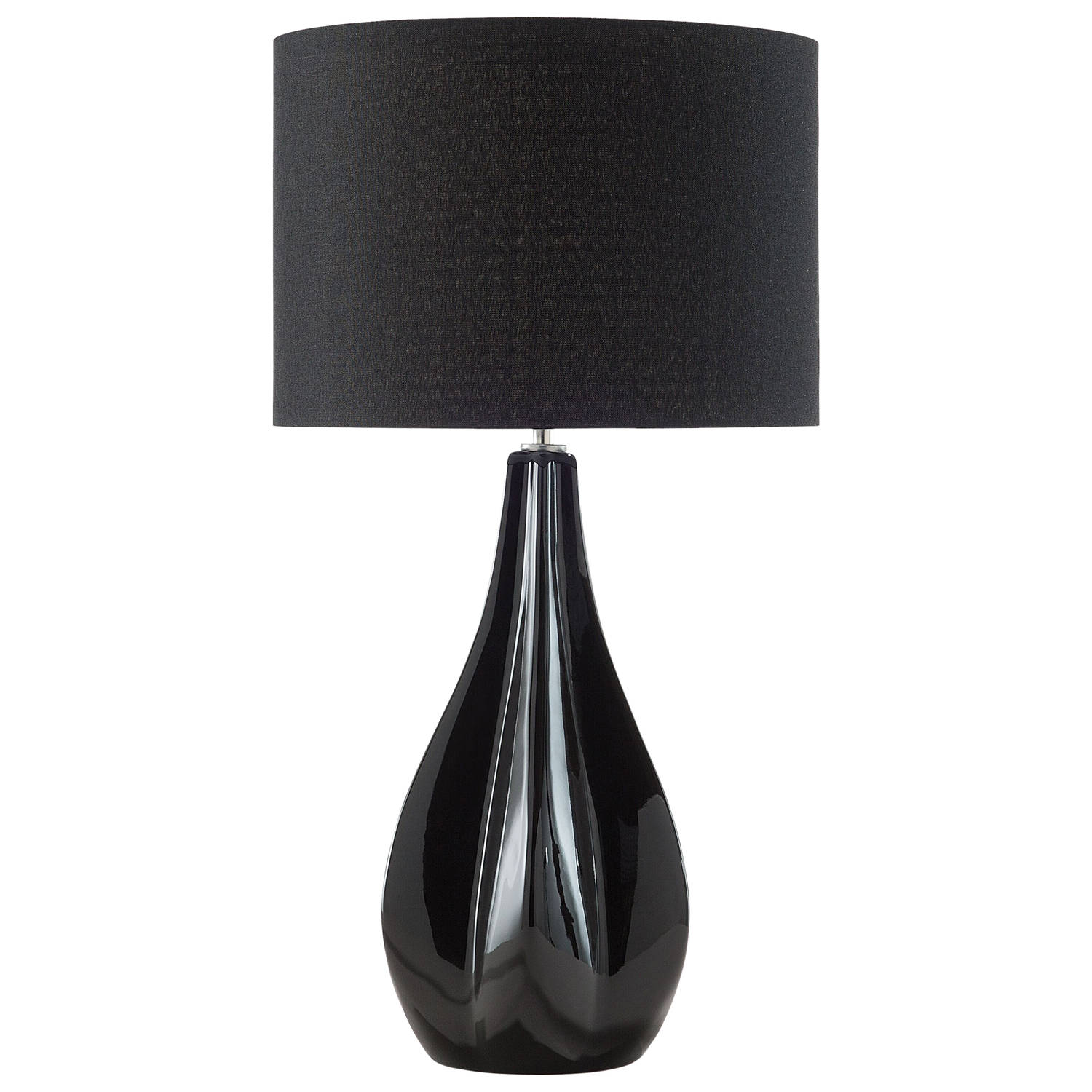 Beliani SANTEE - Bedlamp-Zwart-Porselein aanbieding