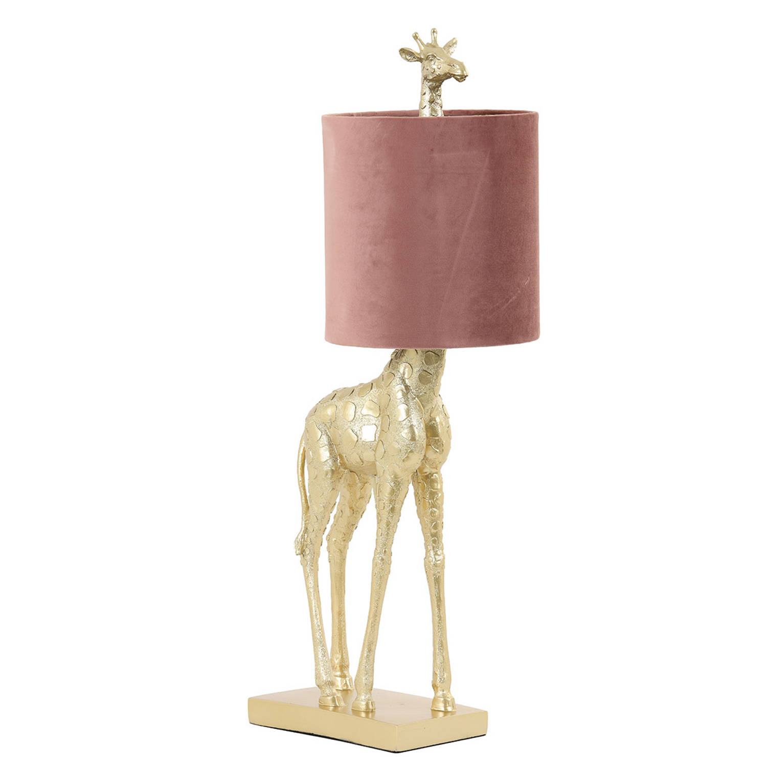 Light & Living Giraffe Tafellamp Goud aanbieding