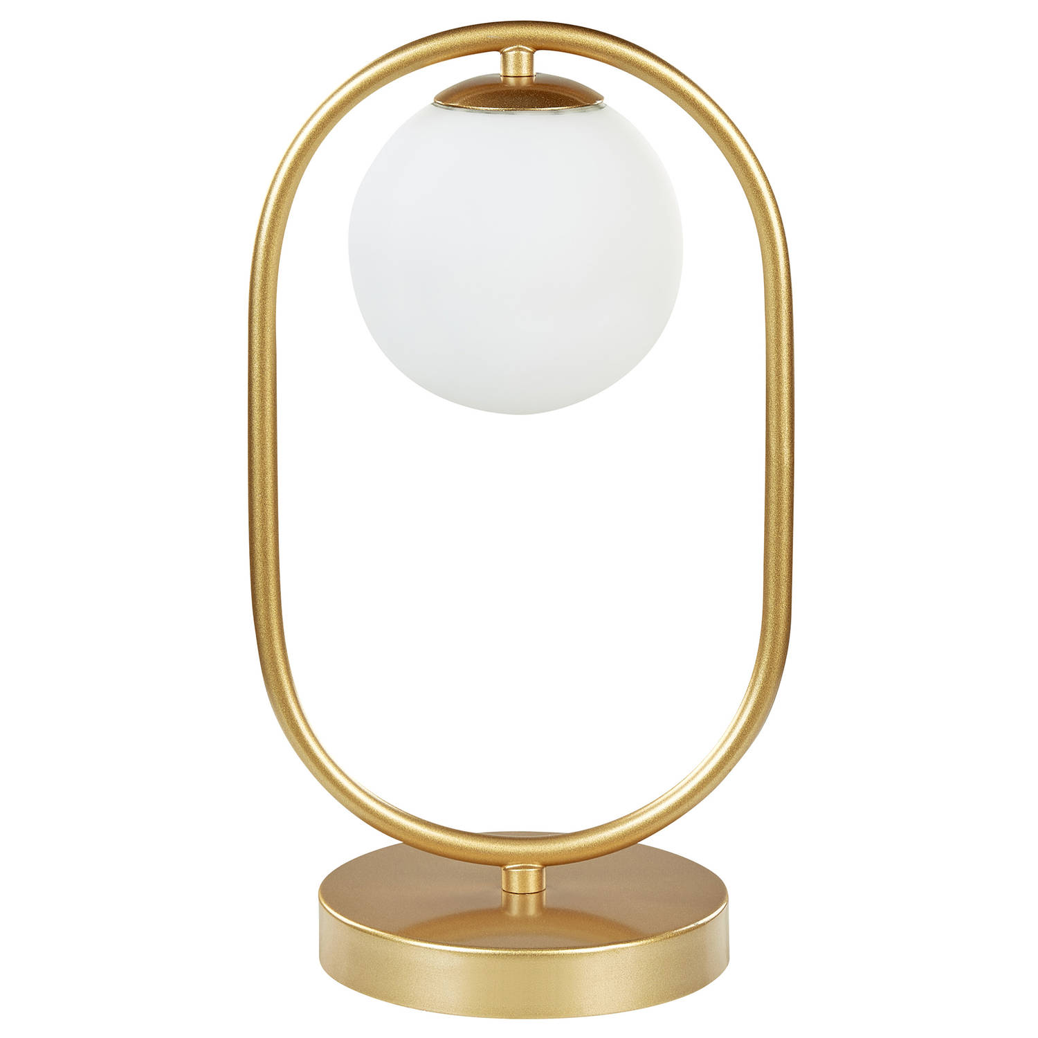 Beliani YANKEE - Tafellamp-Goud-IJzer, Glas aanbieding