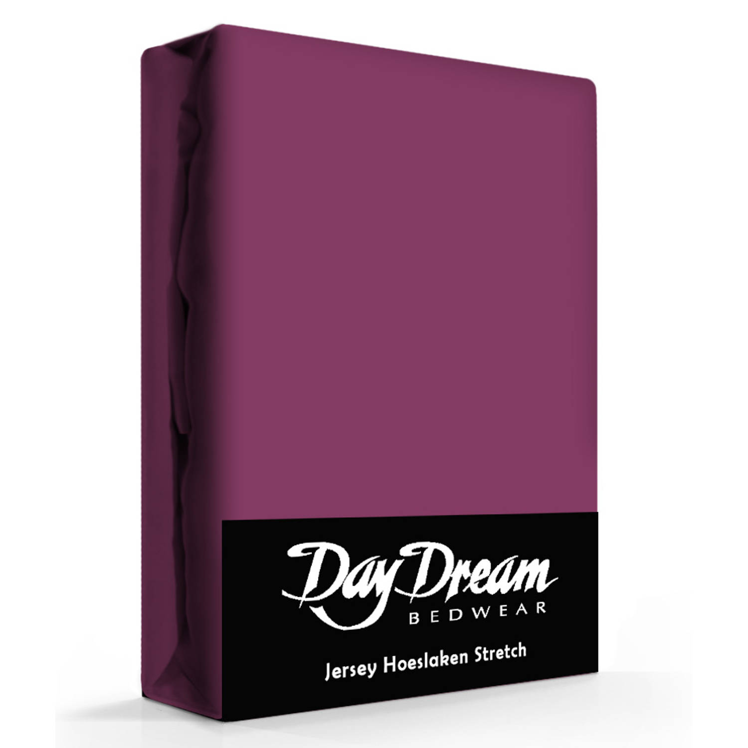 Day Dream Jersey Hoeslaken Blackberry-190 x 220 cm aanbieding