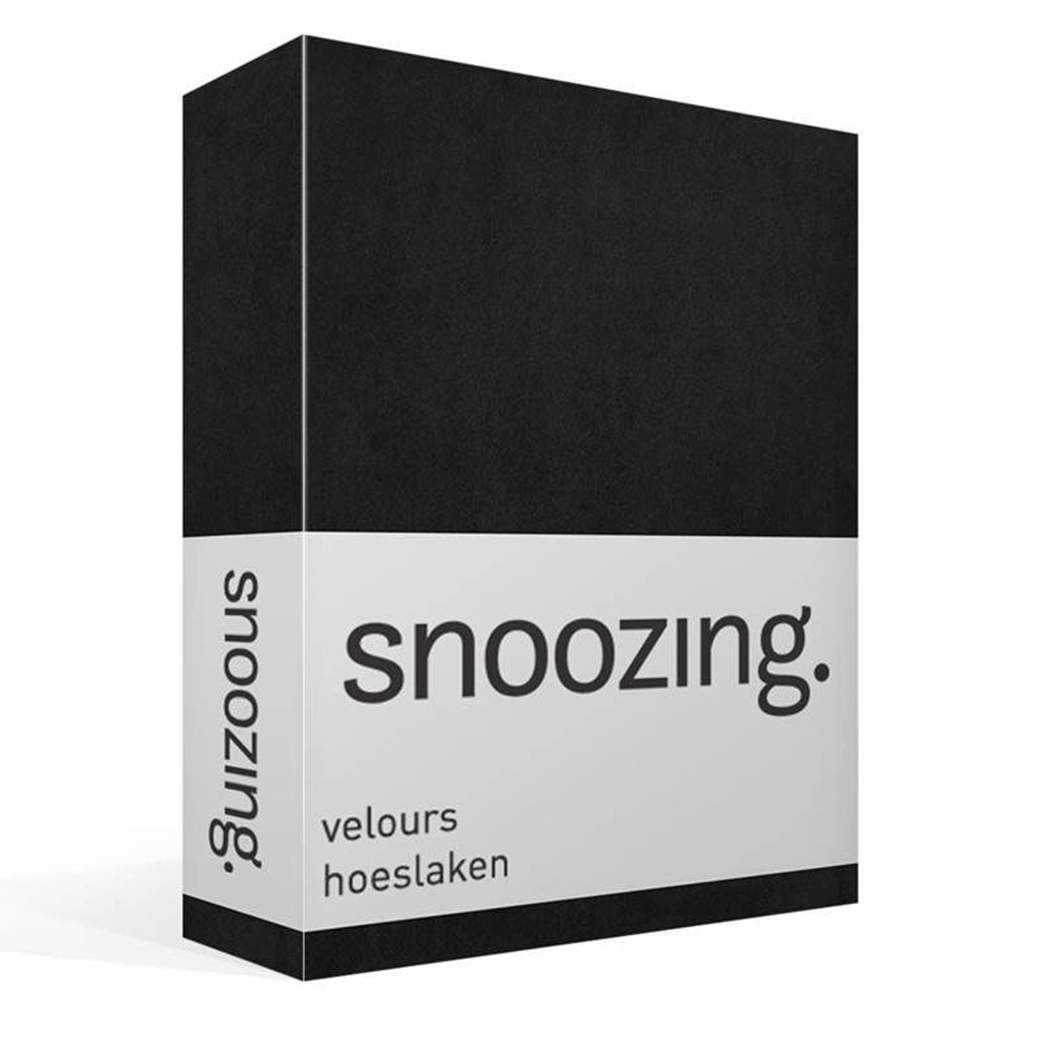 Snoozing velours hoeslaken aanbieding